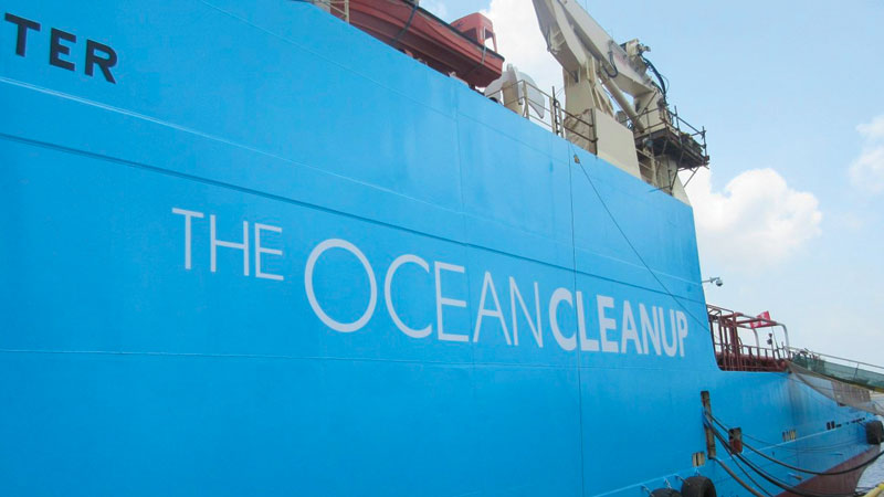 The Ocean Cleanup and Maersk working together